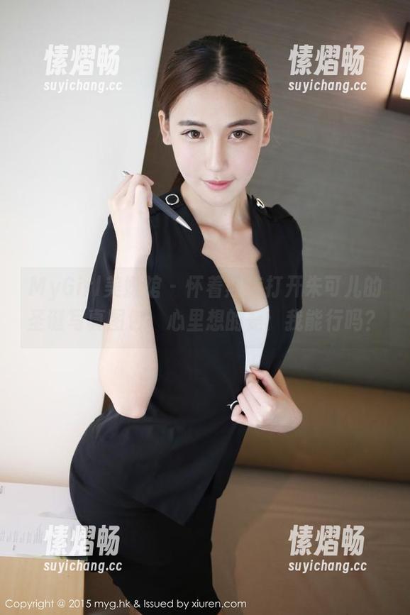 MyGirl美媛馆-朱可儿 MyGirl美媛馆 - 怀着期待打开朱可儿的圣诞写真图包,心里想的是:我能行吗?