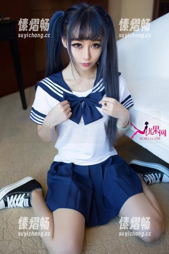 尤果网 - 最新黑色写真里，乔依琳的每一幅图片都是一次心灵的碰撞。