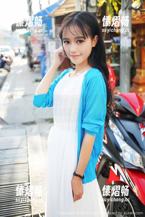 美媛馆 - 捡到个宝！糯美子MINIbabe网袜写真，细腻却又轻巧的诱惑！